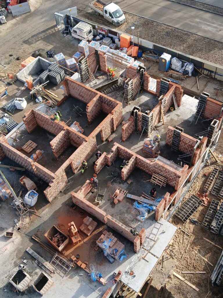 Budowa budynku wielorodzinnego w Toruniu dla firmy murapol