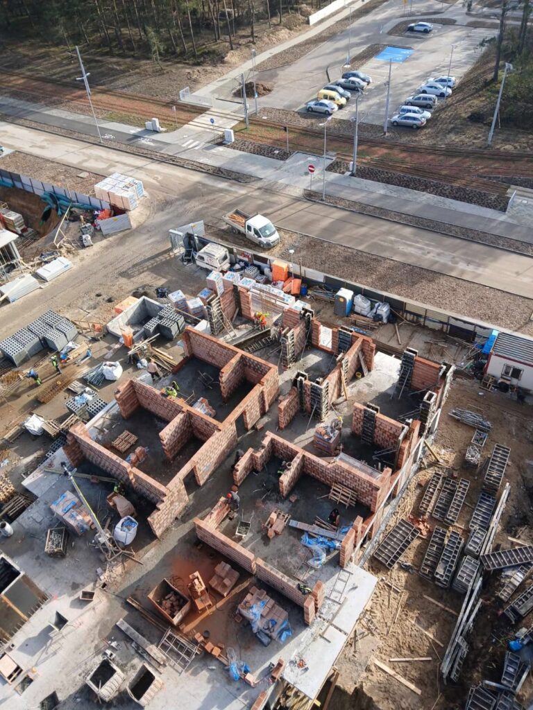 Budowa budynku wielorodzinnego w Toruniu dla firmy murapol