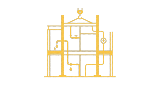 Ikonka budowy magazynu