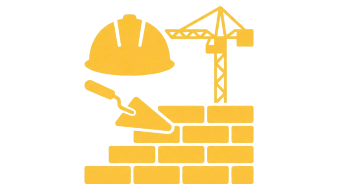 Ikonka pokazująca wykonywanie budowy obiektów publicznych